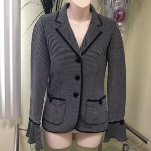 EMPORIO GIORGIO ARMANI Stripped Blazer Jacket Fitted Minimalist Italy
